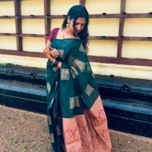 Premium Cotton Silk Heritage Motif Saree