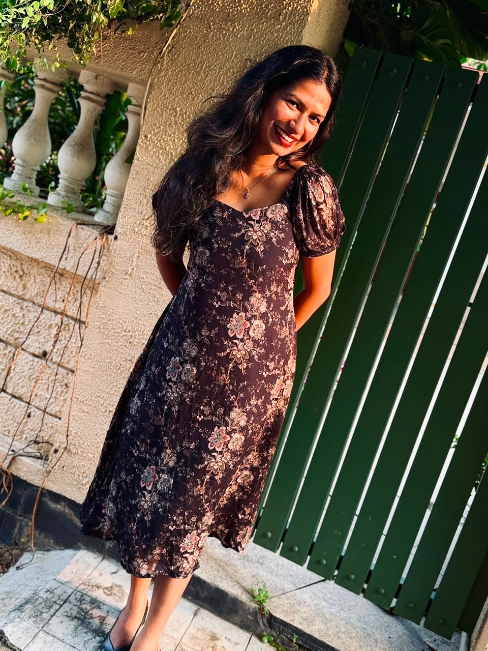 Floral Viscose Shinon Dress