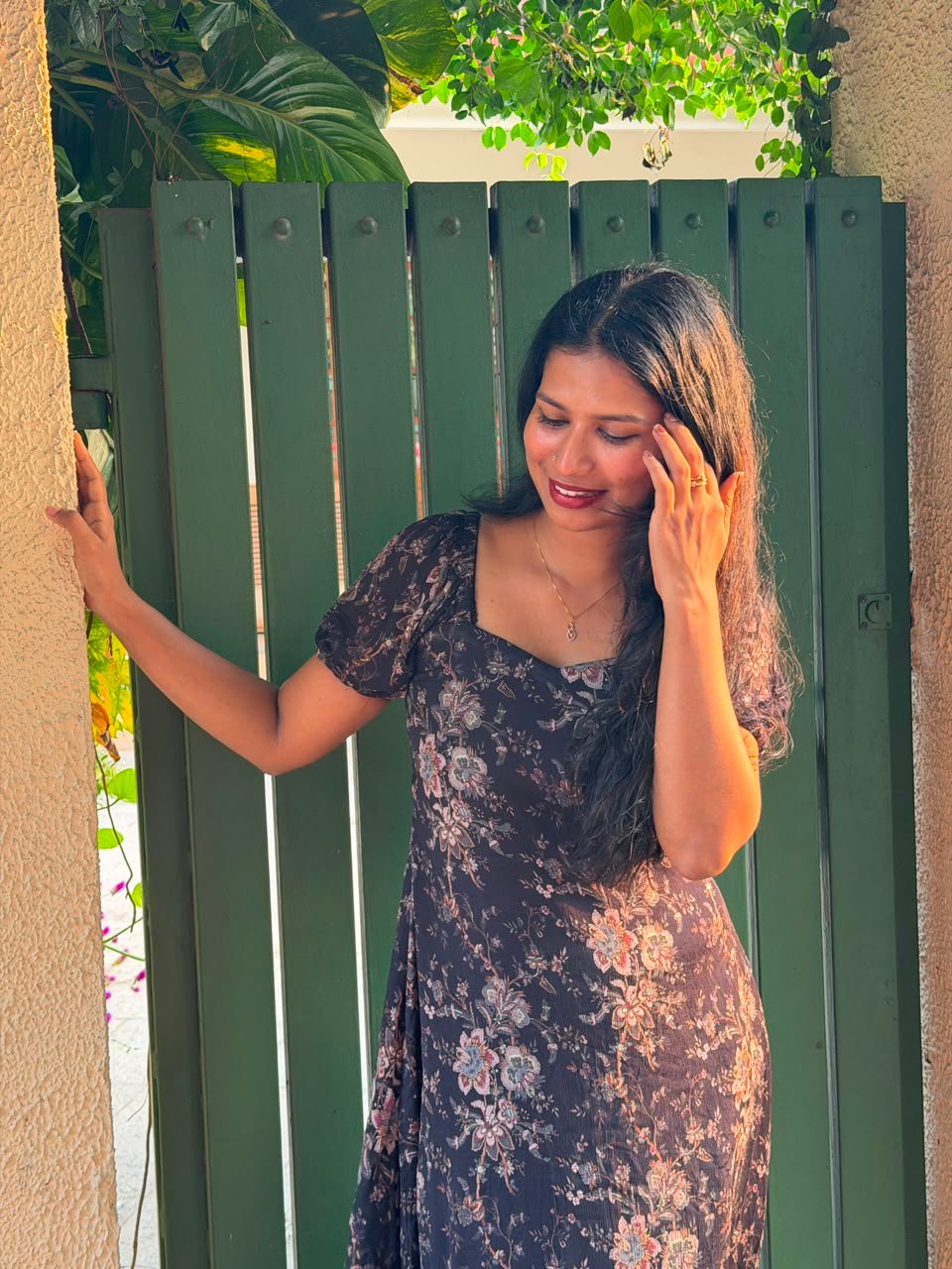 Floral Viscose Shinon Dress - Image 3