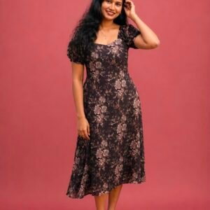 Floral Viscose Shinon Dress